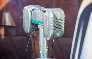 vintage drive in speakers